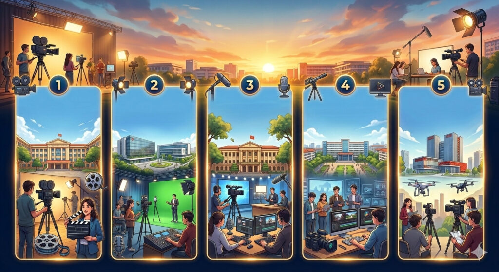 Top 5 Trường Đại Học Uy Tín Đào Tạo Ngành Công Nghệ Điện Ảnh Truyền Hình