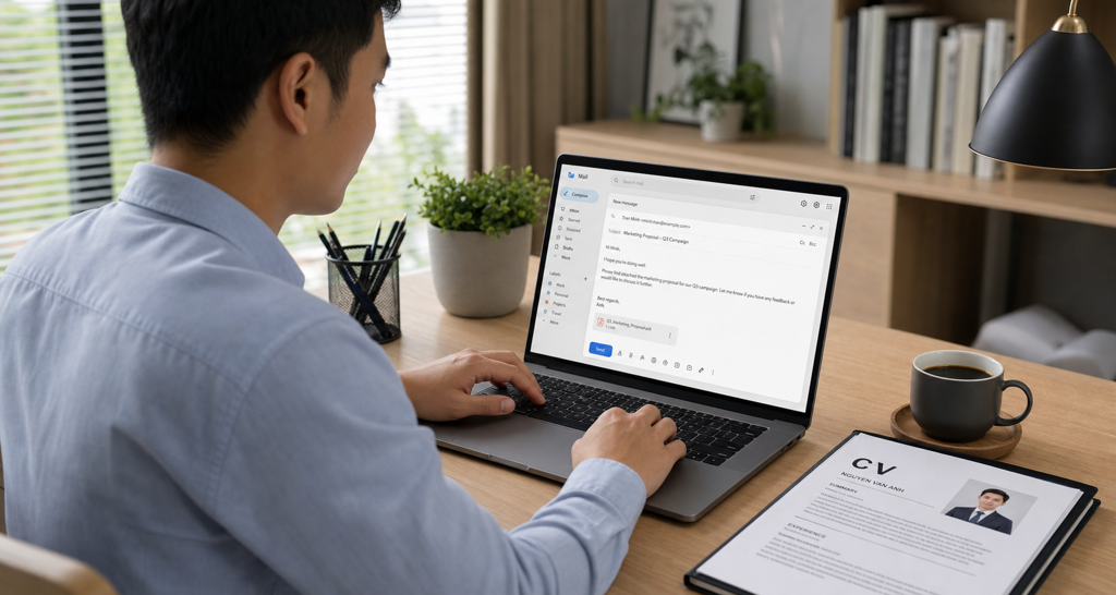 Cách gửi email ứng tuyển